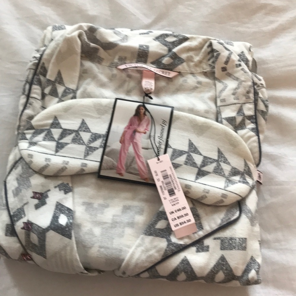 Victoria secret flannel pajamas xs